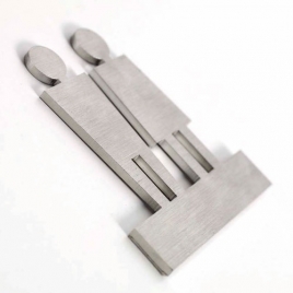 PICTOGRAMME RELIEF INOX BROSSE