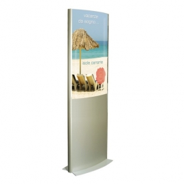 TOTEM GALBE PORTE AFFICHES